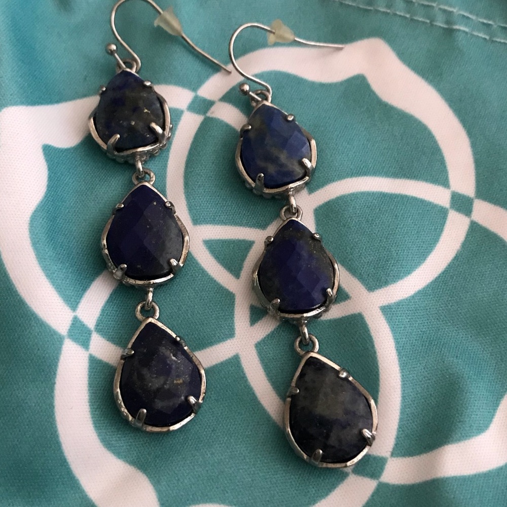 Kendra Scott Lapis Lazuli drop earrings